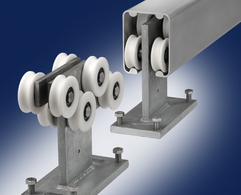 Alulaufwerk mit Tandem-Rollenböcken